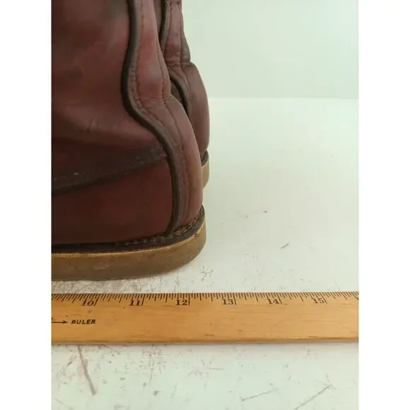 Vintage Red Wing Irish Setter Sport Boot USA Men's Moc Toe Work Boots See Desc